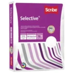 Caja C/5000 Hojas Papel Cortado Scribe 5270 Tamaño Carta/99% De Blancura/78Gr
