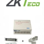 Paquete De Contrachapa Magnetica Zkteco Lm1805 + Yp902123 + Lmb180Zl/120Kg/Incluye Soporte Para Instalacion En Zl/Gabinete De Energia Con Salida De 12Vdc/Soporta Bateria De Respaldo