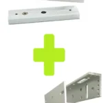 Paquete De Contrachapa Magnetica Zkteco Lm1805 - Lmb120Zl/120Kg/Voltaje De 12Vdc/Incluye Soporte Zl Para Su Instalacion/Compatible Para Puertas De Madera Y Metal