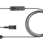 Cable De Conexion De Qd Addasound Dn1011 Tipo Poly A USB-A/Con Controles De Volumen, Mute Y Llamada/Compatible Con Serie Crystal De Addasound