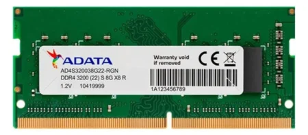 Memoria DDR4 Sodimm 8Gb 3200Mhz Adata Premier, Ad4S32008G22-Sgn (Openbox)