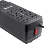 Regulador Steren Reg-2050 2000 Watts/90-145V/140J/8 Contactos/Negro