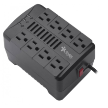 Regulador Stylos Stre650B 650W/1200Va/8 Contactos/Color Negro
