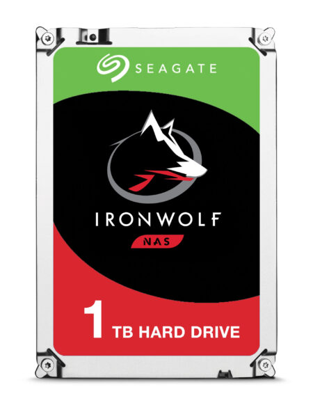 D. Duro Seagate 1Tb SATA 3.5″ Ironwolf, St1000Vn002
