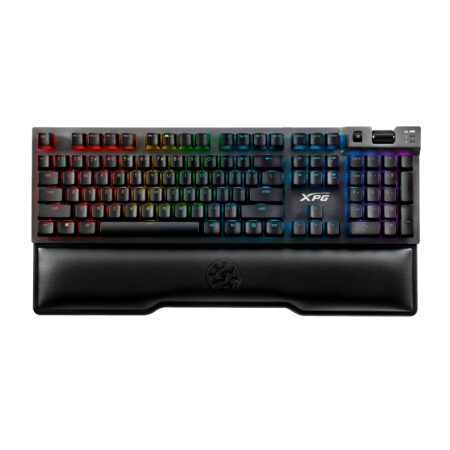 Teclado Mecanico Gamer Xpg Summoner Rgb Alambrico/USB/Reposamuñecas/Switch Cherry Mx Blue/Negro, Summoner5B-Bkces