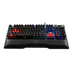 Teclado Mecanico Gamer Xpg Summoner Rgb Alambrico/USB/Reposamuñecas/Switch Cherry Mx Blue/Negro, Summoner5B-Bkces