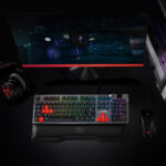 Teclado Mecanico Gamer Xpg Summoner Rgb Alambrico/USB/Reposamuñecas/Switch Cherry Mx Blue/Negro, Summoner5B-Bkces