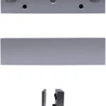 Soporte De Montaje Zkteco Lmb-180U Para Puertas De Vidrio Sin Marco/Tipo U/Aluminio Anodizado/Compatible Con Cerradura Magnetica Lm120