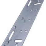 Soporte De Montaje Zkteco Lmb-280Zl Para Diversos Tipos De Puertas/Tipo Zl/Aluminio Anodizado/Compatible Con Cerradura Magnetica Lm200Led