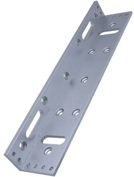 Soporte De Montaje Zkteco Lmb-280Zl Para Diversos Tipos De Puertas/Tipo Zl/Aluminio Anodizado/Compatible Con Cerradura Magnetica Lm200Led