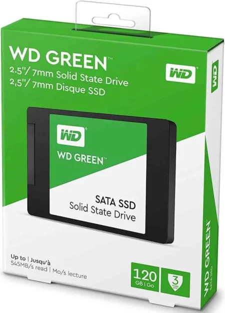 U. Estado Solido SSD 120Gb SATA 2.5″ Wd Green Wds120G2G0A