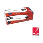 Caja C/12 Sujeta Documentos Acco P2463/Mediano 16Mm/Color Negro