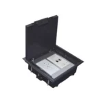 Caja De Piso Para Dos Modulos Universales Thorsman 11000-33401/Para Alimentacion Electrica/Redes De Datos/No Incluye Faceplates