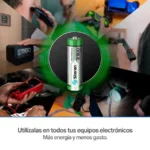 Bateria Recargable Steren Bat-Nm-Aa/2500 Tipo Aa, 1.2V, 2500 mAh, 4 Piezas