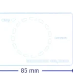 Tarjeta Id 125Khz Zkteco Idcardnunit/1Mm De Grosor/Folio Impreso/Tarjeta Unitaria/Idcard N - Tk4100 - Modelo A16