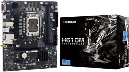 Mb Biostar H610Mhc Socket Lga 1700/2Xddr4/HDMI/VGA/HDMI/Color Negro/Micro ATX