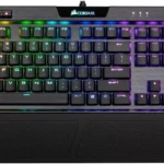 Teclado Mecanico Gamer Corsair K70 Rgb Mk.2 Cherry Mx Red, Negro, Español, Ch-9109010-Sp