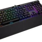 Teclado Mecanico Gamer Corsair K70 Rgb Mk.2 Cherry Mx Red, Negro, Español, Ch-9109010-Sp