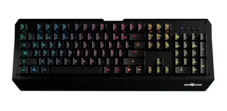 Teclado Game Factor Kbg601 Español, Antighosting, USB, Rgb