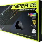Teclado Mecanico Rgb Patriot Viper V765 LED Kailh White, Alambrico, Negro Ingles, Pv765Mbwuxmgm