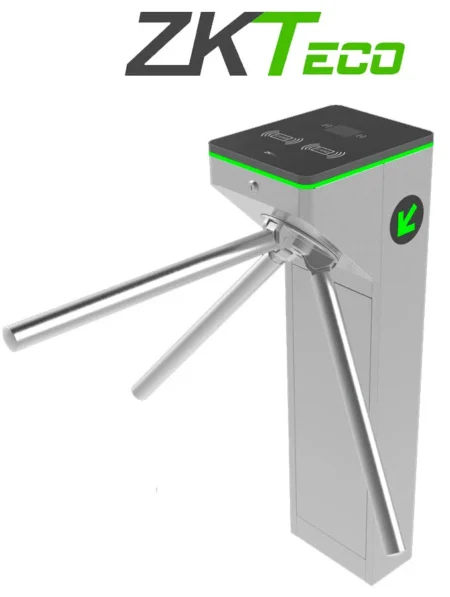 Torniquete Bidireccional Zkteco Mts1000/Acero Sus304/110V/25 X Min/Carril 50Cm/Exterior Protegido/2 Millones De Ciclos/No Cuenta Con Lectores Y Panel/Compatible Con Equipos De Rostro/Palma/Huella/Tarjeta/Codigo Qr