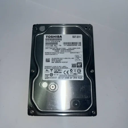D. Duro Toshiba P300 1Tb SATA 7200Rpm 3.5″ 64Mb, Hdwd110Uzsva