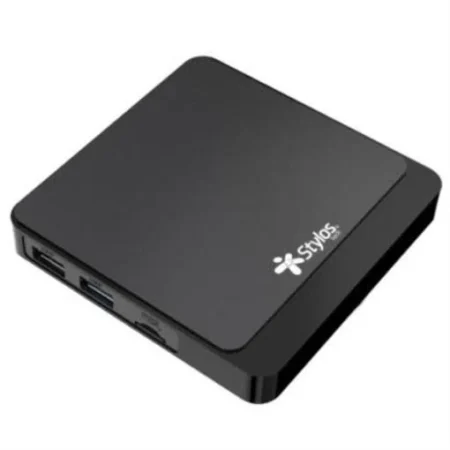 Tv Box Stylos Stvtbx4b, Smart 4k, 2gb/16gb, Android 9.0, Color Negro
