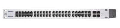 Switch Ubiquiti Unifi Administrable De 48 Puertos 10/100/1000, 2 Sfp Y 2 Sfp+, Sin PoE, Us-48