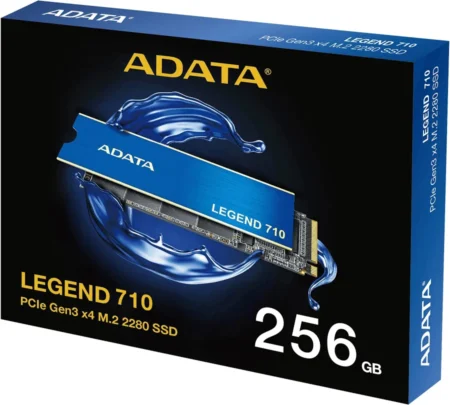 U. Estado Solido M.2 256Gb Adata Legend 710/PCI-E 3.0/Disipador De Aluminio/Aleg-710-256Gcs (Openbox)