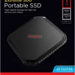U. Estado Solido Externo 500Gb Sandisk Extreme Portable V2 Sdssde61-500G-G25 USB-C 3.0 Negro