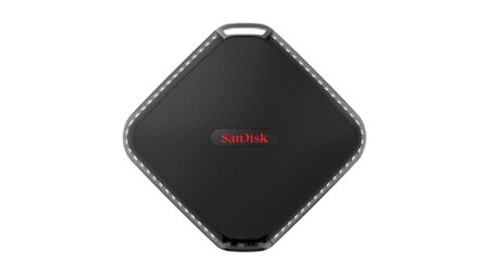 U. Estado Solido Externo 500Gb Sandisk Extreme Portable V2 Sdssde61-500G-G25 USB-C 3.0 Negro