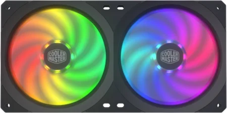 Ventilador Cooler Master Sf240r Argb, Doble Ventilador, Mfx-b2d2-18npa-r1