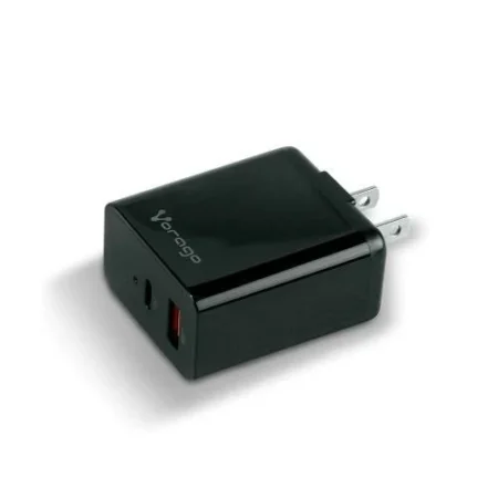 Cargador De Pared C/1 Puertos USB/Negro/Vorago/Au-105-V2-Bk