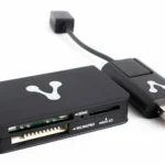Lector De Memorias Externo USB Vorago Cr-101 Color Negro 480Mbit/S