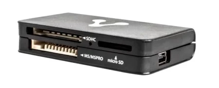 Lector De Memorias Externo USB Vorago Cr-101 Color Negro 480Mbit/S