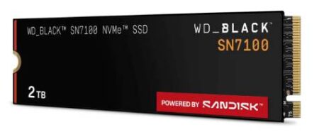 U. Estado Solido SSD M.2 2Tb Wd Black Sn7100 NVMe/PCI Express 4.0/6900 Mb/S Escritura/7250 Mb/S Lectura/Wds200T4X0E