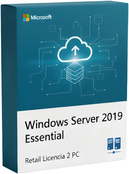 Licencia Microsoft Windows Server Essential 2019 OEM 64Bits Dvd ,G3S-01310