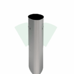 Barrera Peatonal Central Zkteco Fbl5222/Acero Sus304/Cristal Templado/Aleta De Acrilico/Carril 60Cm/Exterior Protegido/30 A 40 Personas X Min/2 Millones De Ciclos/Incluye Panel Inbio260 Pull Y Fr1200 Id
