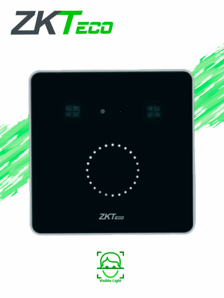 Control De Acceso Facial Zkteco Kf1100/Sin Contacto/1500 Rostros/100000 Registros/Tcp/Wiegand/Rs485/Requiere Panel De Control De Acceso Zk O Dm10