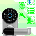 Cerradura Inteligente Zkteco Ml300 Con Teclado/Verificacion De Huella/Conectividad Bluetooth/Capacidad Para 100 Usuarios/Compatible Con La App Zsmart