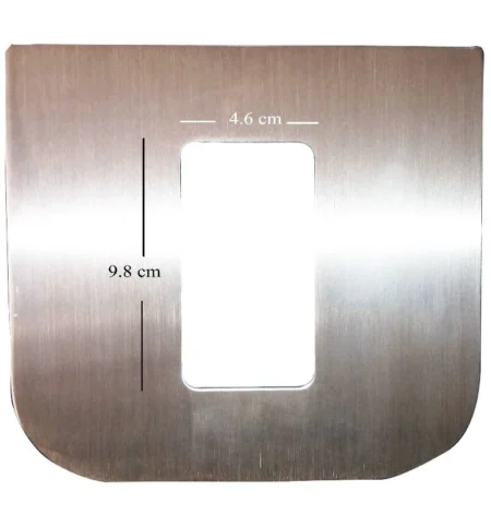 Accesorio Para Montaje De Lectoras Zkteco Face Plate Tsa14/Compatible Con Lector Fr1200 U Otros/Para Torniquete Modelo Ts2100