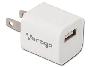 Cargador De Pared Vorago 1 Pto USB Blanco Blister Au-105-Wh