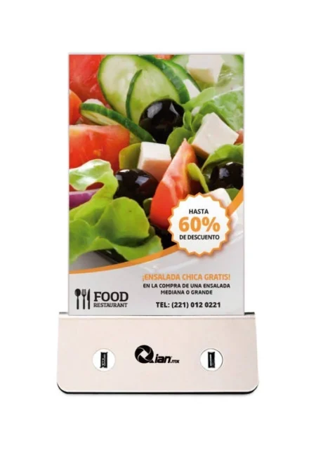 Power Bank 13000Mah Qian Gong-Lu 1301S Con Soporte Publicitario, Qft-Pb13S