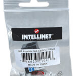 Conector Jack RJ45 Cat5E Negro De Impacto Intellinet 210416