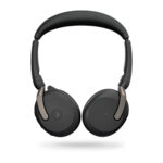 Diadema Audifonos Binaural C/Microfono Inalambricos Jabra Evolve2 65 Flex Link380C Ms Estereo/Bluetooth/USB-C/Color Negro/26699-999-899