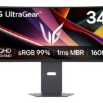 MONITOR 34" LG ULTRAGEAR LCD/CURVO/PANEL VA/HDMI/DP/BOCINAS/FREESYNC PREMIUM/COLOR NEGRO/34G600A-B