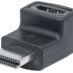 ADAPTADOR HDMI MACHO-HDMI HEMBRA MANHATTAN NEGRO, 353502
