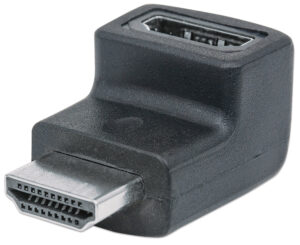 ADAPTADOR HDMI MACHO-HDMI HEMBRA MANHATTAN NEGRO, 353502