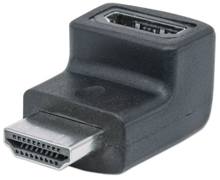 Adaptador HDMI Macho-HDMI Hembra Manhattan Negro, 353502