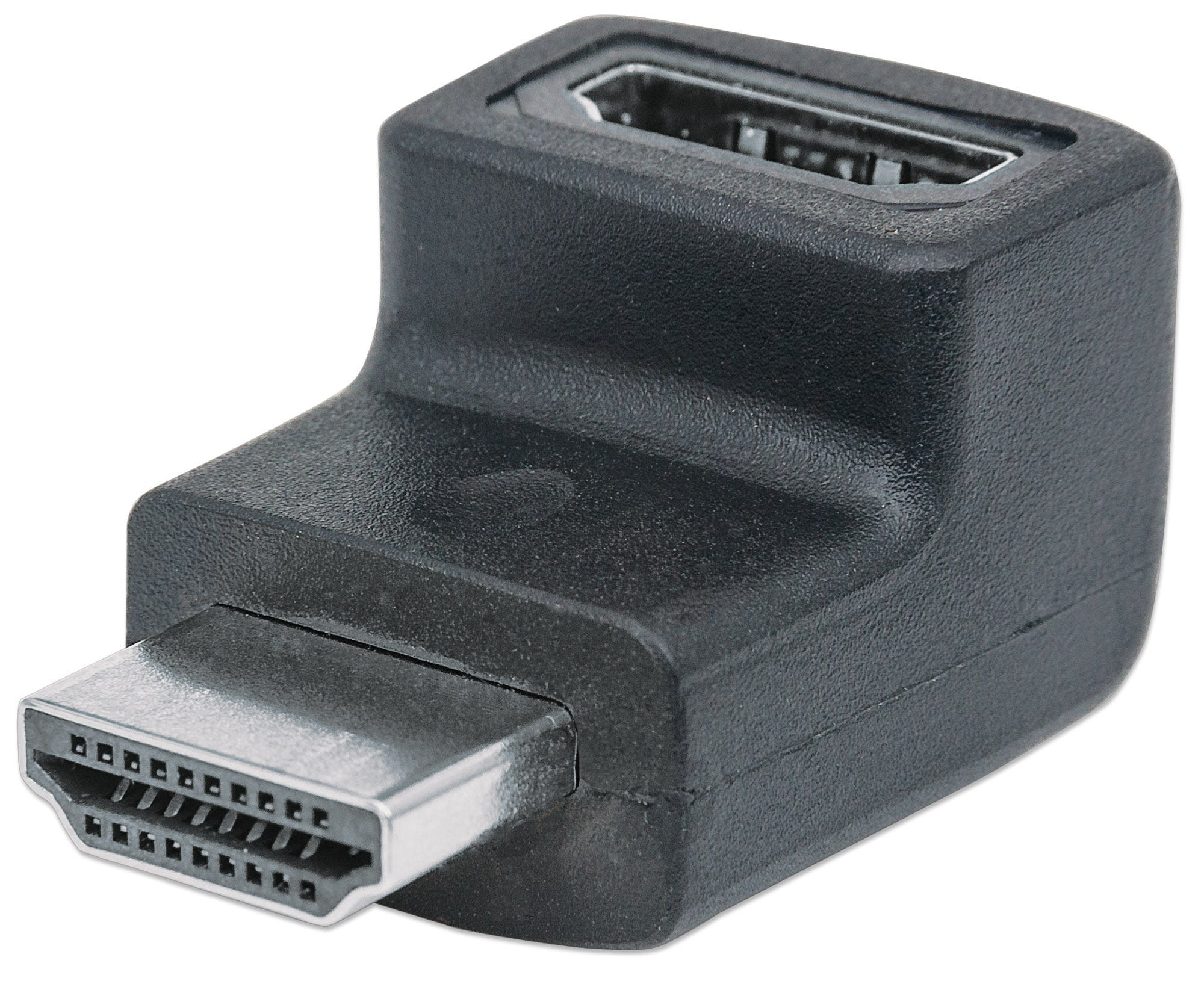 ADAPTADOR HDMI MACHO-HDMI HEMBRA MANHATTAN NEGRO, 353502